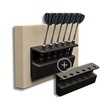Set of 2 dart holders for wall mounting, 12 slots