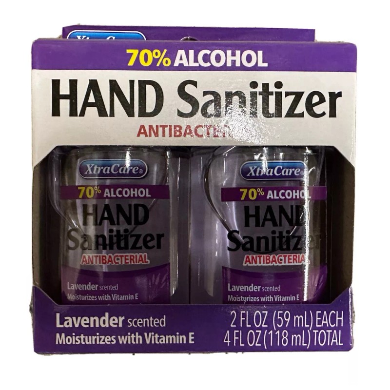 Xtracare Antibacterial Hand Sanitizer lavender Scented, 2-ct. Pack