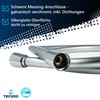 tecuro Premium Shower Hose 2.00 m Twist-Proof Silver Smooth KTW/DVGW