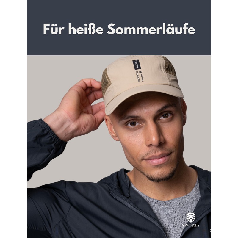 SWORTS Essential Running Cap I Super Soft Running Cap with