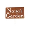Family Name Gift Garden Stake 20 to 33 Inches Tall (Nana's Garden, Large 28" Tall)