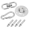 Stainless Steel Hammock/Swing Hanging Kit Ceiling Mounting Plate Snap Hook