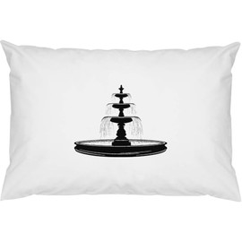 2 x 'Garden Fountain ' Cotton Pillow Cases (PW00040356)