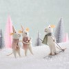 Sass & Belle Skiing Wonderland Mouse Felt Decoration