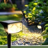 Luces solares exteriores AUDERWIN 9169 – 6 focos compactos IP65,