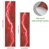Nander Thunder Lightning Red Skateboard Grip Tape Sheet,Non Slip Waterproof