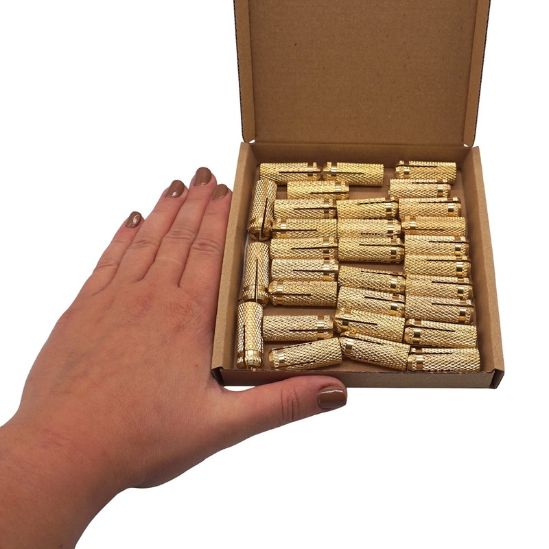 SKIR'CO (Pack of 30) Brass Drop in Anchor M10 x
