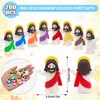 Yelakey 200 Pcs Little Tiny Jesus Mini Jesus Figurines in