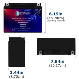 Mighty Max Battery Y50-N18L-A3 Battery for HARLEY-DAVIDSON FL FLH Touring 1340CC 1980-96