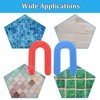 200 Pack Horseshoe Shims Tile Spacers 1/8 Inch, 1/16 Inch