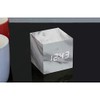 Gingko Design Ginko Design Cube Click Clock Marble/White LED