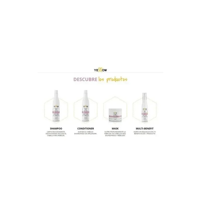 Yellow Mascara Liss Keratin 500ml Anti-frizz Liso Perfecto