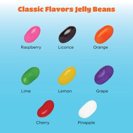 Jelly Beans Candy - 3 Pound Bulk Pack - Assorted Fruit and Licorice Flavors