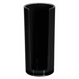 Spirella 10.17764 Acrylic, Cotton Pad Dispenser, Black