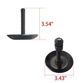 imUfer 2873423 Snow Plow Skid Shoes ATV UTV Replacement for RZR 900S 1000XP