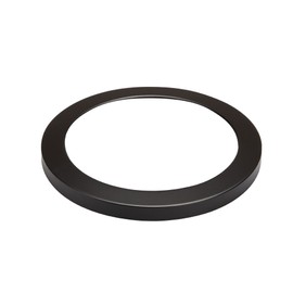 Round Metal Cover Black for LED Panel Aura Round 12 W