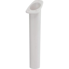 Narrow Gunnel Flush Mount Rod Holder, Injection Molded, White - Seadog Line