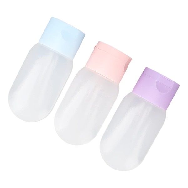 Soft Travel Bottles for Shampoo, Lotion - Leakproof Refillable Cosmetic