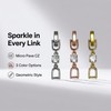 Bracelet Extender Clasp, 2 PCS Jewelry Extension Set for Bracelet,