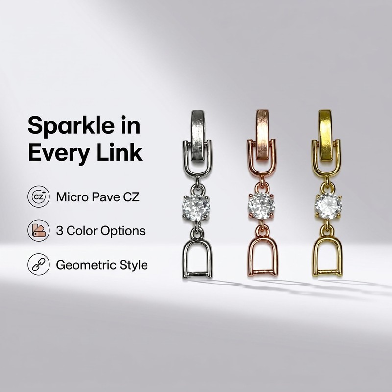 Bracelet Extender Clasp, 2 PCS Jewelry Extension Set for Bracelet,