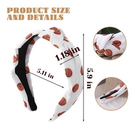 Basketball Head Bands for Women's Hair Wide Headbands for Women Non Slip Womens Headbands for Short Thick Hair Basketball Player Lover Christmas Birthday Gifts for Girls Women