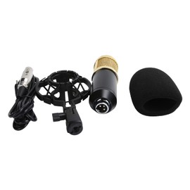 Nikou Microphone Condenser Computer Streaming Broadcasting Singing Device BM800 Recording Kit USB Mic with Shock Mount for Live Broadcast