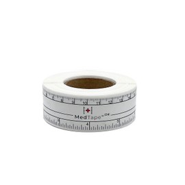 MedTape: Self-Adhesive Wound Measurement Ruler 8 Inches (Roll of 125)