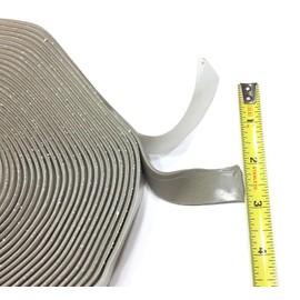 Colorimetrics Gray Putty Tape/Butyl Tape 1/8" x 3/4" x 30' (Single Roll)