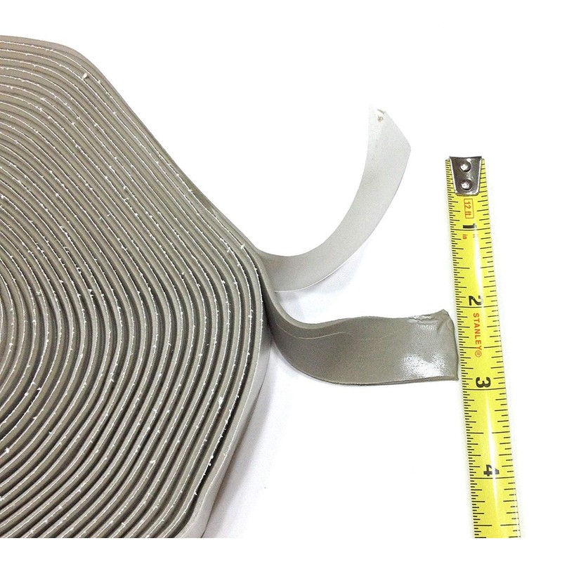 Colorimetrics Gray Putty Tape/Butyl Tape 1/8" x 3/4" x 30'