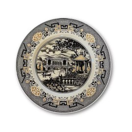 Royal Stafford Black & Gold Pottery Dishes Riverside Dinnerware Set 3-Pc