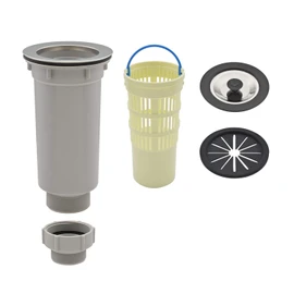 GAONA GA-PB064 Sink Trap Compatible Drain Diameter 4.5 inches (11.5 cm) with Adapter for Mini Kitchen Sinks