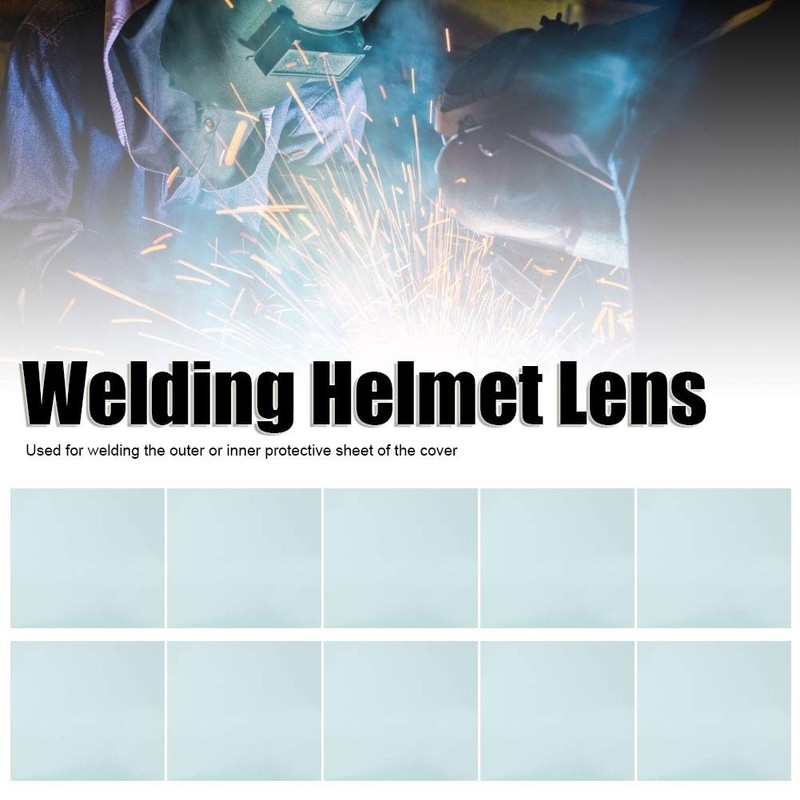 Pack of 10 Welding Helmet Protective Disc, 138 x 122