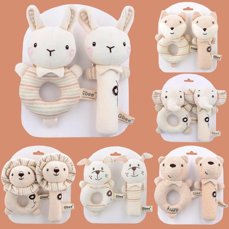 Shinse Plush Rattle, Baby Toy, Rattle, Rinling Stick, Cute, Cloth