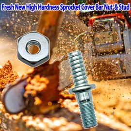 Sprocket Cover Bar Nut & Bar Studs Replacement for Stihl MS170 017 MS180 018 MS191 MS210 021 MS250 025 Chainsaw