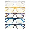 Eyekepper 5 Pack Blue Light Filter Glasses Stylish Computer Reading