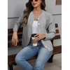 Ynhonra Women's Long Sleeve Front Button Y2k Cardigan Sweaters Crew