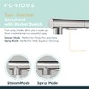 FORIOUS Kitchen Faucets with Pull Down Sprayer, Single Handle Kitchen