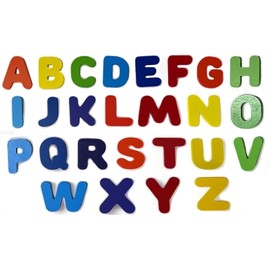 Large 3-Inch Solid Wood Alphabet Letters - Montessori Educational Toy Set for Toddlers & Kids: ABC Learning, Preschool Activities, and Playful Decor (26pcs)