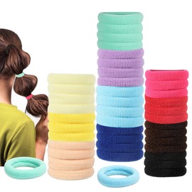 150 Pack Baby Hair Ties, Hair Ties for Toddlers Little Girls Soft Hair Ties No Damage Small Seamless Hair Bands Elastic Ponytail Holders Hair Accessories Gift