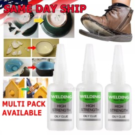 Jue-Fish 1~5PC Jue Fish Welding High-Strength Oily Glue Uniglue Universal Super Glue 50g - 3X Glue Bottle