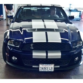 STO N SHO Front License Plate Bracket Compatible with 2010-2012 Ford Mustang Shelby GT500 (SNS5b)