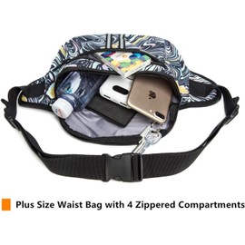 Running Pouch, Fanny Pouch, Multi-functional, Body Bag, Smartphone Storage, Non-Shaking, Large Capacity, Waterproof, Sweat-proof, Stretchable, Portable Storage, Lightweight, Crossbody Bag, Adjustable,