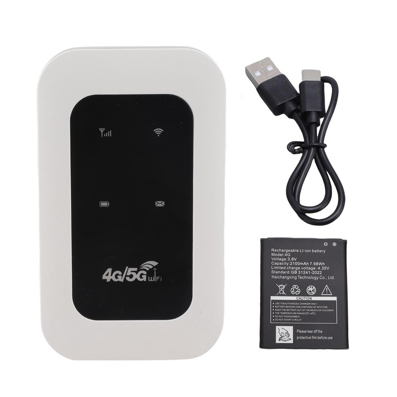 Zopsc 4G LTE Mobile Hotspot, 300Mbps 4G Router, Portable Travel