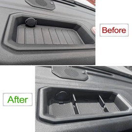 JDMCAR Dashboard Tray Compatible with 2022 2023 2024 2025 2026 Tundra Accessories and 2023-2026 Sequoia Dash Panel Center Console Table Storage Organizer with Anti-Slip Backing Liner