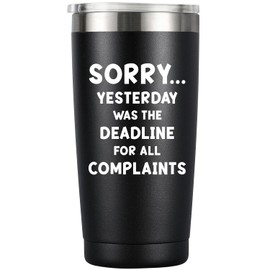 MASGALACC Funny Office Gifts - 20oz Stainless Steel Tumbler, Boss, Coworker, Friend, Brother, Office Desk Decor for Men Women, White Elephant Exchange