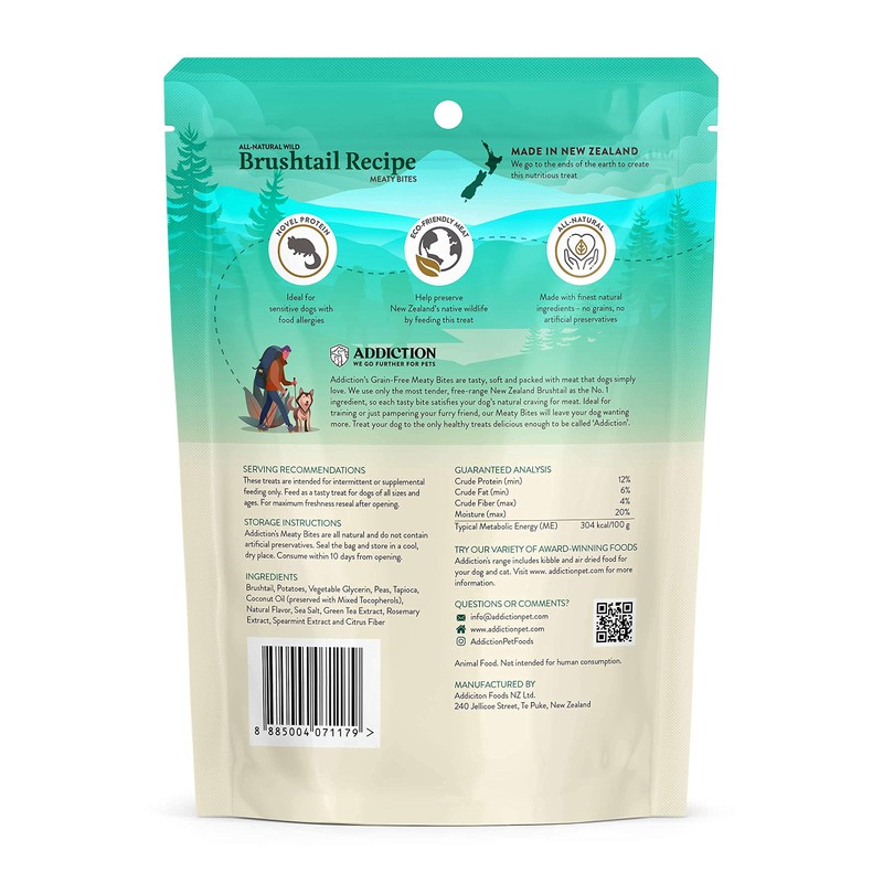 Addiction Meaty Bites - Hypoallergenic Dog Treats - Made in