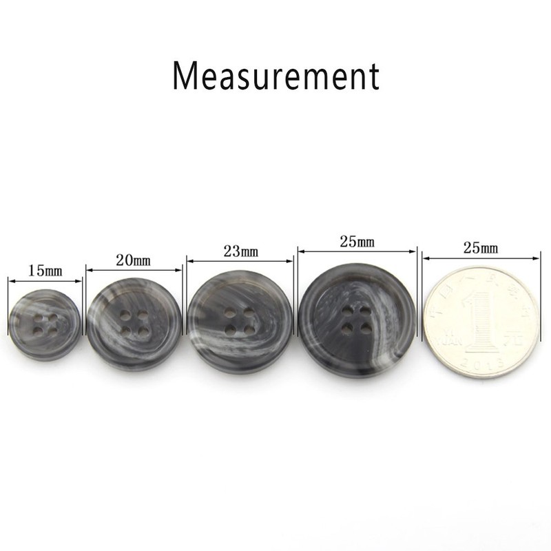 Anjing Resin Button 4 Holes Suit Buttons Classic Basic Buttons
