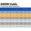 6 Gauge 4 Conductor 6/4 AWG Black SOOW Portable Power
