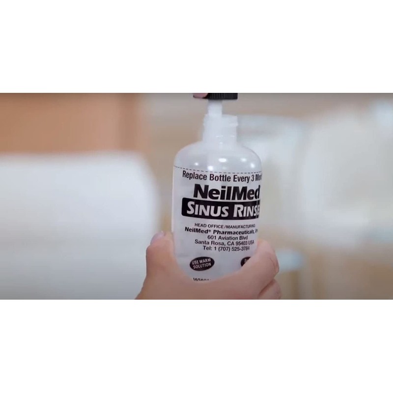 NeilMed Sinus Rinse 200 Packets with Bonus Rinse Bottle