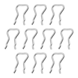Micro Traders 10PCS Common Rail Injector Return Leak Off Pipe Clips F00VC22003 F00RJ00322 Replacement Fuel Injector Steel Metal Retaining Clips